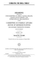 Combating the Ebola threat 1507802854 Book Cover