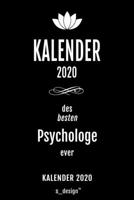 Kalender 2020 für Psychologen / Psychologe / Psychologin: Wochenplaner / Tagebuch / Journal für das ganze Jahr: Platz für Notizen, Planung / Planungen ... , Erinnerungen und Sprüche (German Edition) 1674332963 Book Cover