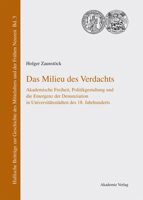 Das Milieu Des Verdachts 3050046511 Book Cover