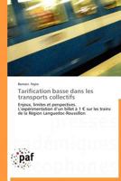 Tarification Basse Dans Les Transports Collectifs 3838172914 Book Cover