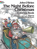 The Night Before Christmas Coloring Book 0486241696 Book Cover