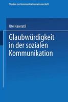 Glaubwurdigkeit in Der Sozialen Kommunikation 353113101X Book Cover