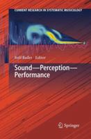 Sound - Perception - Performance 331900106X Book Cover