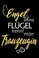 Engel Ohne Fl�gel Nennt Man Trauzeugin: A5 Punkteraster - Notebook - Notizbuch - Taschenbuch - Journal - Tagebuch - Ein lustiges Geschenk f�r Freunde oder die Familie und die beste Trauzeugin der Welt 1670427854 Book Cover