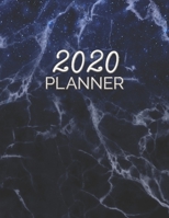 2020 Planner: Weekly and Monthly Planner (Space Marble) US Letter Size 8.5x11 167441868X Book Cover