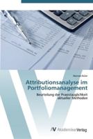 Attributionsanalyse im Portfoliomanagement 3639434390 Book Cover