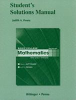 Student Solutions Manual for Basic College Mathematics with Early Integers 0321605446 Book Cover