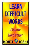 Learn Difficult Words 1490481729 Book Cover