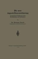 Die Neue Angestelltenversicherung: Systematische Einfuhrung Nebst Berufskatalog Und Sachregister 3662323400 Book Cover