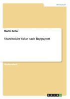 Shareholder Value Nach Rappaport 3656601798 Book Cover