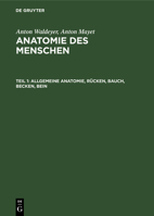 Anatomie des Menschen für Studierende und Ärzte dargestellt nach systematischen, topographischen un praktischen Geschtspunkten, Teil 1: Allgemeine Anatomie, Rücken, Bauch, Becken, Bein 3110059843 Book Cover