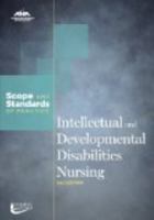Intellectual and Developmental Disabilities Nursing: Scope and Standards of Practice 2nd Edition 155810223X Book Cover