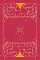 Tarot journal: A daily reading tracker and notebook: Track your 3 card draw, question, interpretation, notes: Vintage antique style deep pink cover 1099203708 Book Cover