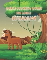 horse coloring books for adults relaxation: An Adult Coloring Book Beautiful Horses B0BBY5Q3DD Book Cover
