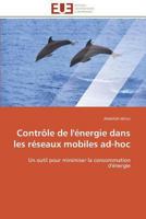 Contrôle de l'Énergie Dans Les Réseaux Mobiles Ad-Hoc 3838180275 Book Cover