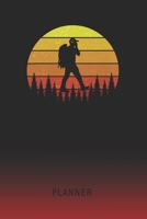 Planner: Backpacking 2 Year Weekly Planner 2020 - 2022 Retro Vintage Sunset Cover January 20 - December 21 Planning Organizer Writing Notebook Productive Datebook Calendar Schedule Plan Days, Set Goal 1704116651 Book Cover