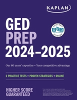 GED Test Prep 2024-2025: 2 Practice Tests + Proven Strategies + Online 1506290469 Book Cover