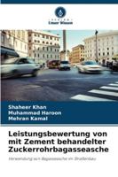 Leistungsbewertung von mit Zement behandelter Zuckerrohrbagasseasche 6209378137 Book Cover