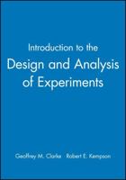 Introduction to the Design and Analysis of Experiments (A Hodder Arnold Publication) 0470711078 Book Cover