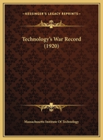 Technology's War Record 1165952807 Book Cover