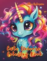 Cute Unicorn Coloring Book B0C1DHYR8M Book Cover