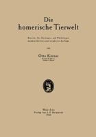 Die Homerische Tierwelt 3642940161 Book Cover