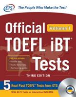Official TOEFL IBT Tests Volume 1, Fourth Edition 0071848444 Book Cover