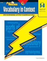 Vocabulary in Context, Gr. 5-8 1591980801 Book Cover