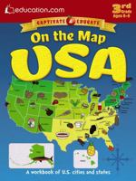 On the Map USA: A workbook of U.S. cities and states 0486802663 Book Cover