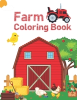 Farm Coloring Book: Simple and Fun Designs Cows, Chickens, Horses, Ducks and more B0CSCPF5SC Book Cover