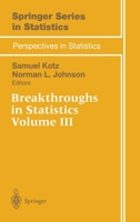 Breakthroughs in Statistics: Volume III (Springer Series in Statistics / Perspectives in Statistics) 0387949895 Book Cover