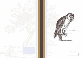 La Chouette Owl Blank Sketchbook 7x10: 100 Page Vintage Owl Notebook Journal 195601635X Book Cover