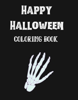 Happy Halloween Coloring Book: New and Expanded Edition, 82 Unique Designs, Jack-o-Lanterns, Witches, Haunted Houses, and More B08KTNTLPM Book Cover