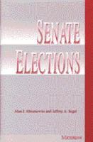 Senate Elections 0472081926 Book Cover