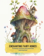 Enchanting Fairy Homes: A dreamy paradise with grayscale coloring book B0C5KNGP1C Book Cover
