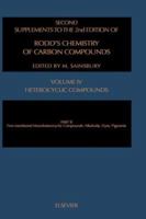 Second Supplements to the 2nd Edition of Rodd's Chemistry of Carbon Compounds : Heterocyclic Compounds : Five-membered Monoheterocyclic Compounds: ... Chemistry of Carbon Compounds, Supplements) 0444827587 Book Cover