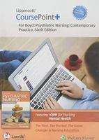 Lippincott CoursePoint+ Enhanced for Boyd's Psychiatric Nursing: Contemporary Practice 1975128095 Book Cover