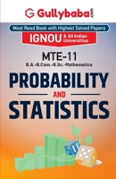 MTE11 Probability and Statistics (Ignou help book for MTE-11 in English Meduim) 9383921420 Book Cover