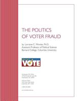 The Politics of Voter Fraud 1984331027 Book Cover