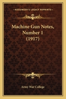 Machine Gun Notes, Number 1 1166592367 Book Cover
