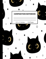 Composition Notebook: Pretty Wide Ruled Paper Notebook Journal Wide Blank Lined Workbook for Teens Kids Students Girls for Home School College for Writing Notes 8.5 x 11, 110 pages 1705963250 Book Cover