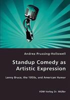 Standup Comedy as Artistic Expression 3836439204 Book Cover