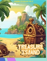Poems to Color: Treasure Island B0F1CRY9BQ Book Cover