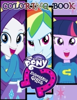 My Little Pony Equestria Girls Coloring Book B08JB7MHWJ Book Cover