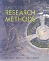 Basics of Research Methods for Criminal Justice and Criminology 0534615678 Book Cover
