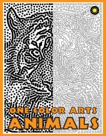 One Color ARTS: New Type of Relaxation & Stress Relief Coloring Book for Adults (ONE COLOR Books) 1720226970 Book Cover