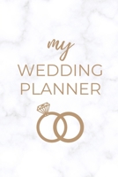 MY WEDDING PLANER: A5 Hochzeitsplaner TAGEBUCH Geschenkidee zur Verlobung | für zukünftige Bräute und Bräutigame | Hochzeitsvorbereitung | Notizbuch | Verlobungsgeschenk 1693139421 Book Cover