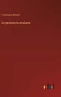 de Personis Ivvenalianis 3563235465 Book Cover