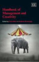 Handbook of Management and Creativity (Elgar Original Reference) 1783475277 Book Cover