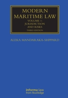 Modern Maritime Law: Volume 1: Risks and Jurisdiction: Jurisdiction and Risks 1032931345 Book Cover
